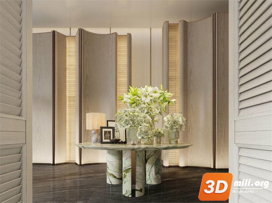 Lobby Decoration Skp Files 